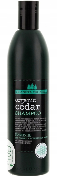 szampon do włosów na bazie olejku z syberyjskiego cedru