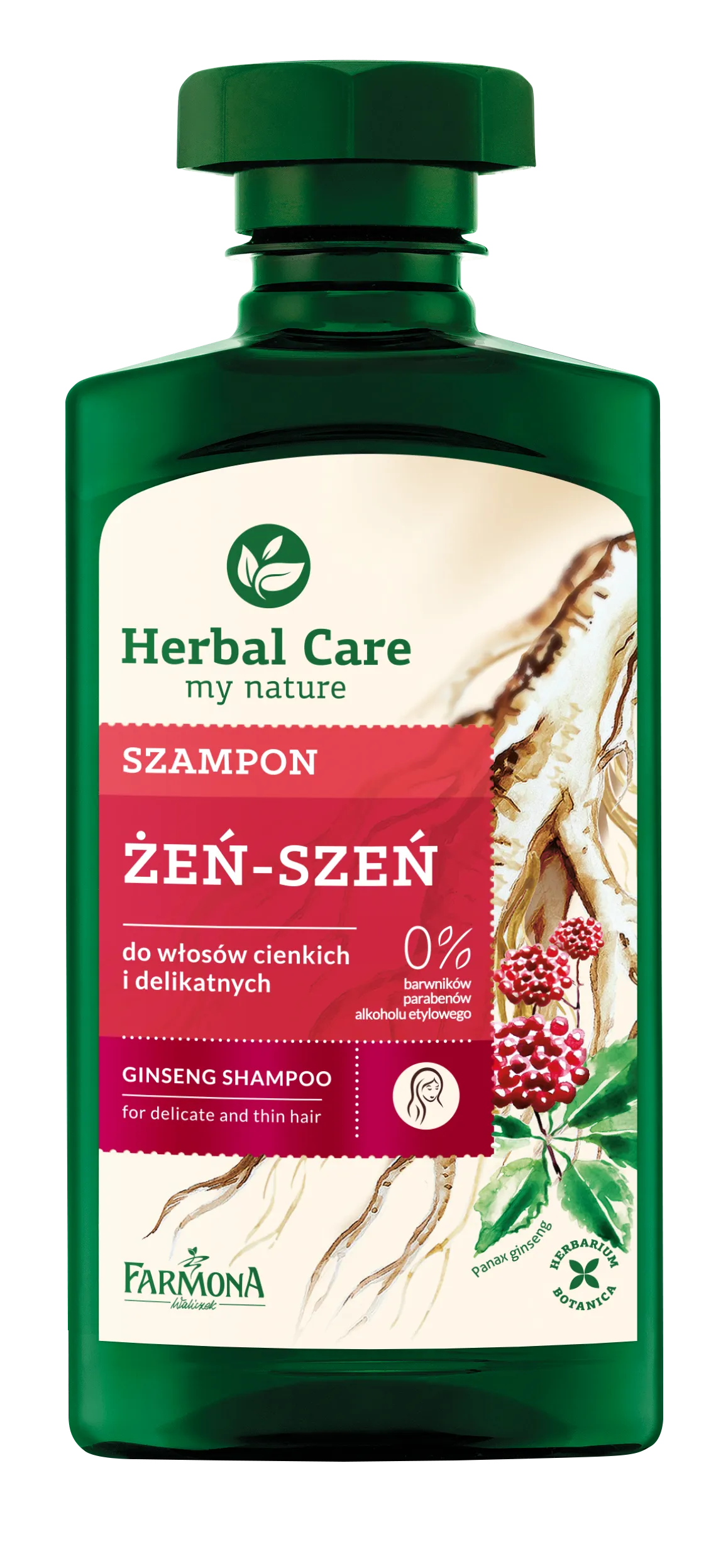 herbal care szampon żeń szeń