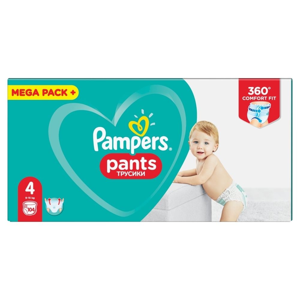 pampers premium care pants 4 sztuk 104