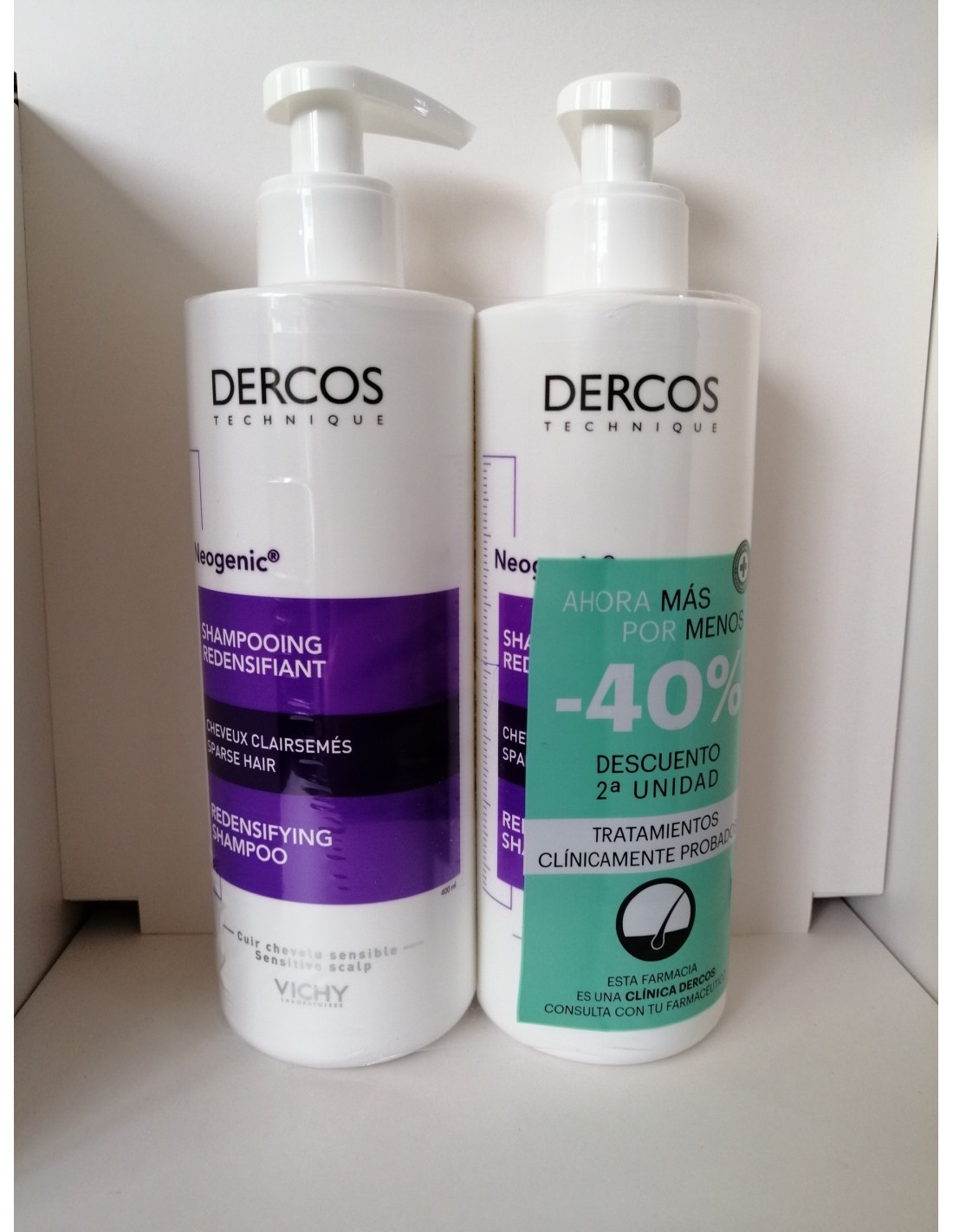 vichy dercos neogenic szampon duo 400 ml