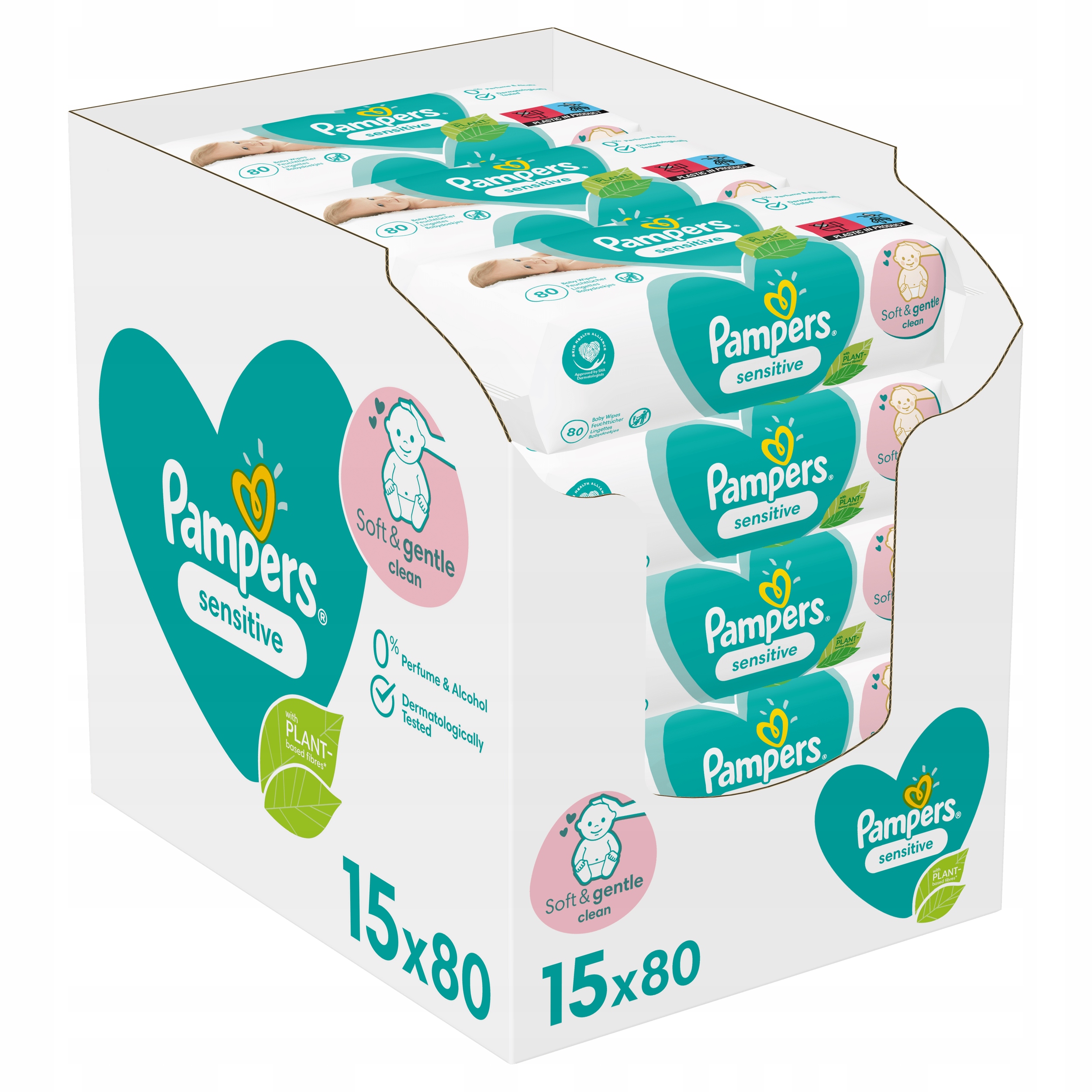 pampers sensitiove z zamknieciem