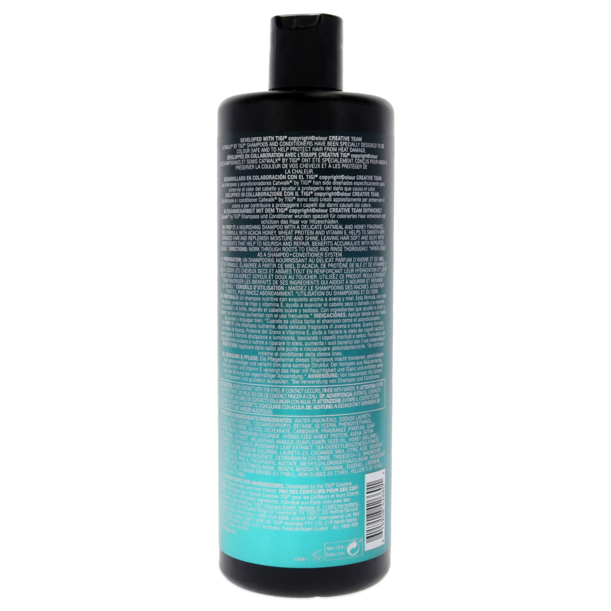 tigi catwalk oatmeal honey szampon głęboko nawilżający 750ml