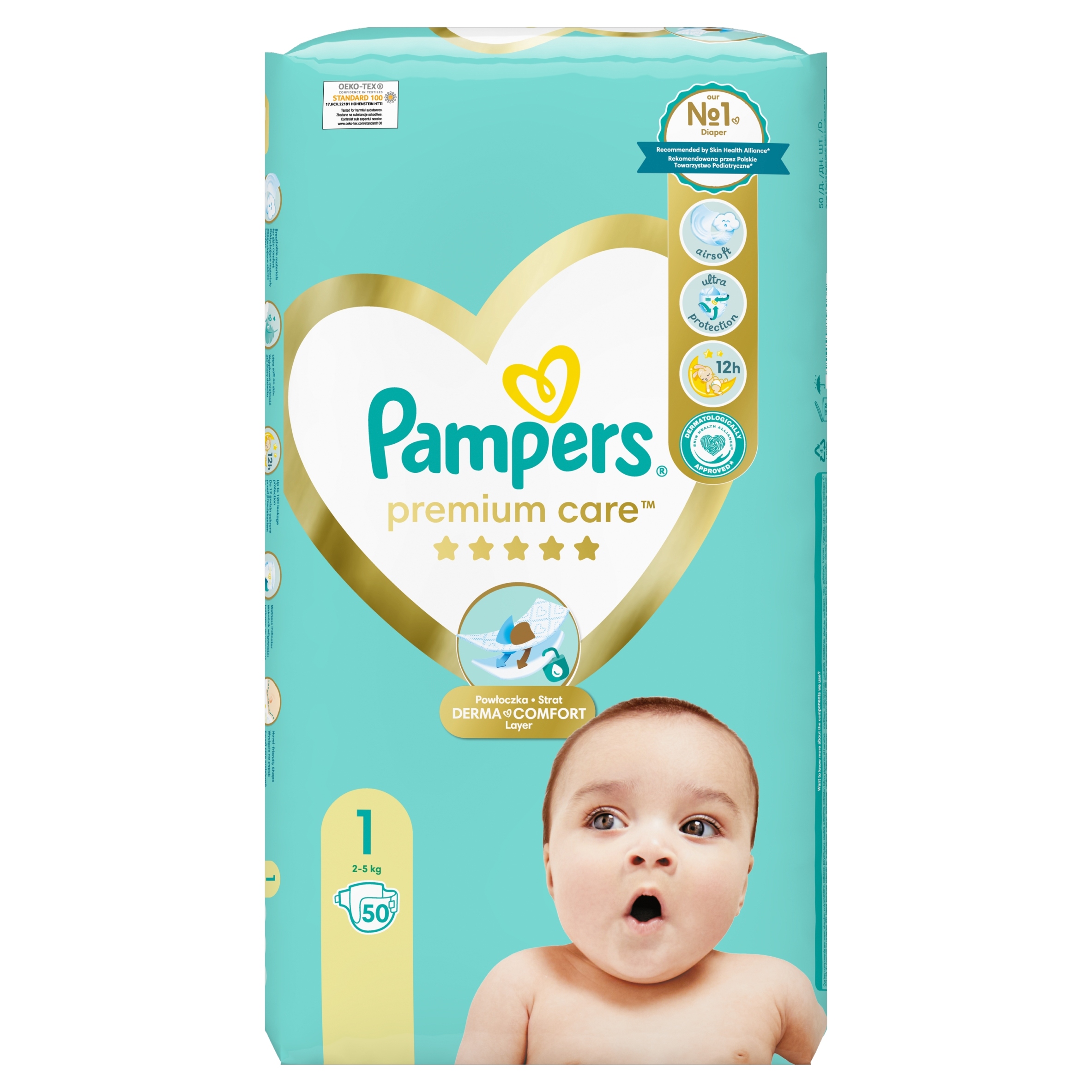 pieluchy pampers premium skład