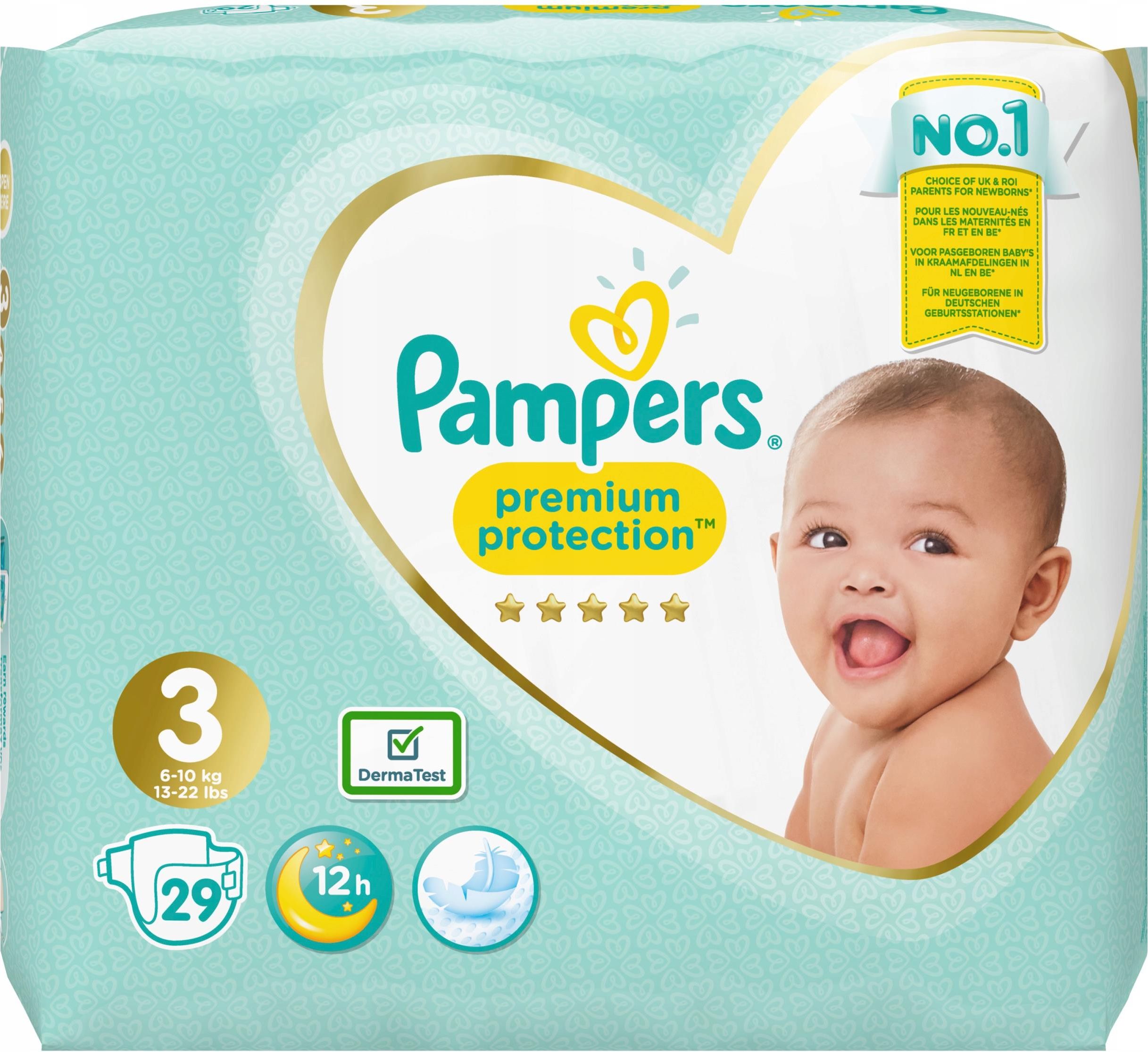 pampers pieluchy premium care 3 junior 136 sztuk