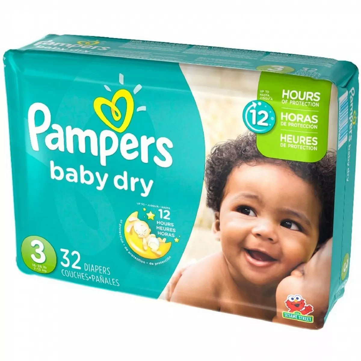 pampers 12 hour baby dry