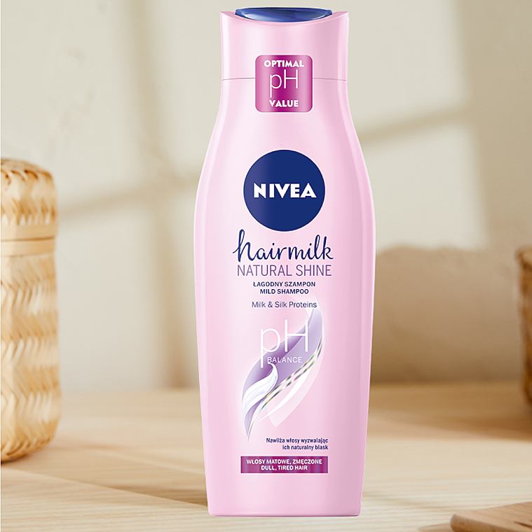 nivea milk hair szampon