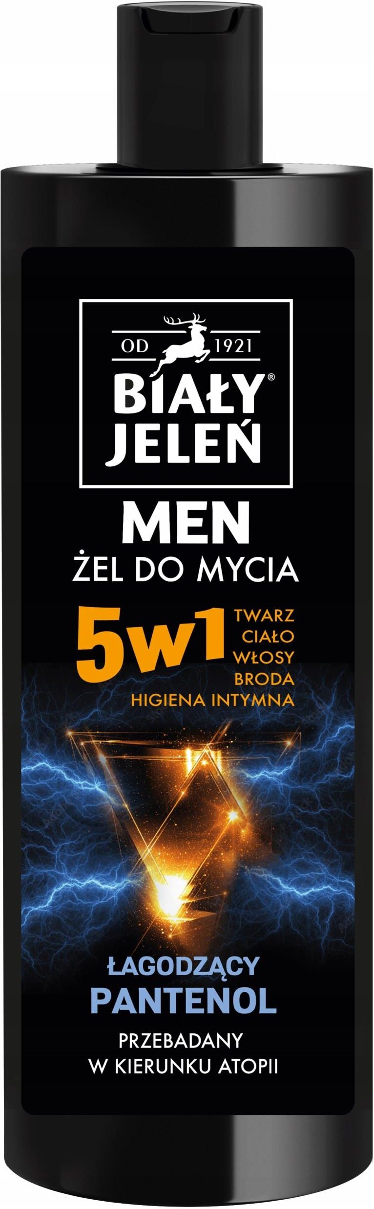 biały jeleń men żel & szampon z łopianem skład