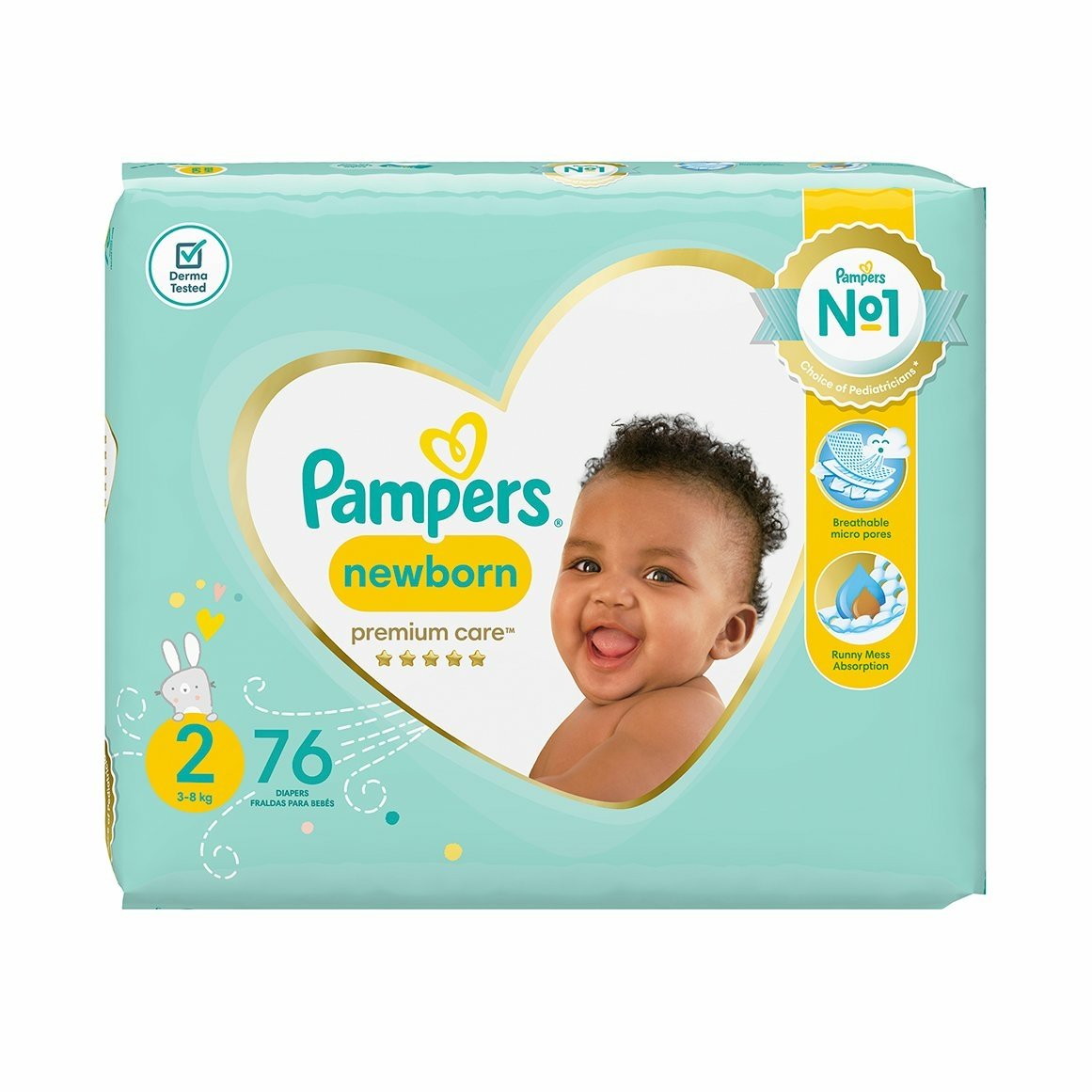 pampers 2 76szt