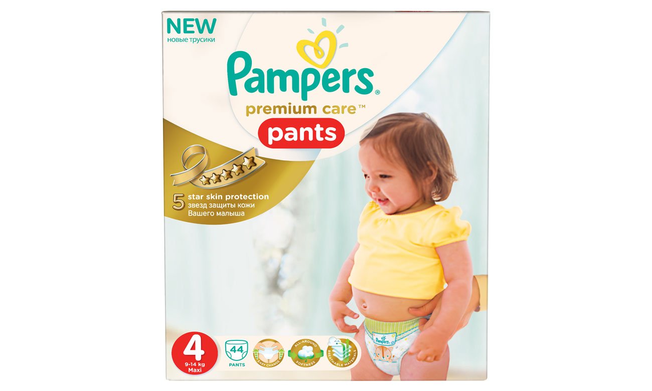 pieluchomajtki pampers 4 premium gold