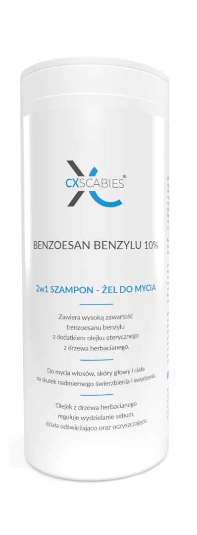 szampon z benzoesanem benzylu