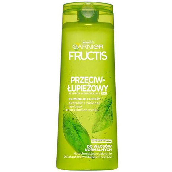 garnier fructis przeciwłupieżowy szampon wzmacniający 400ml