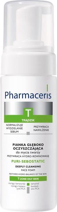 pharmaceris t puri-sebostatic pianka oczyszczająca do twarzy