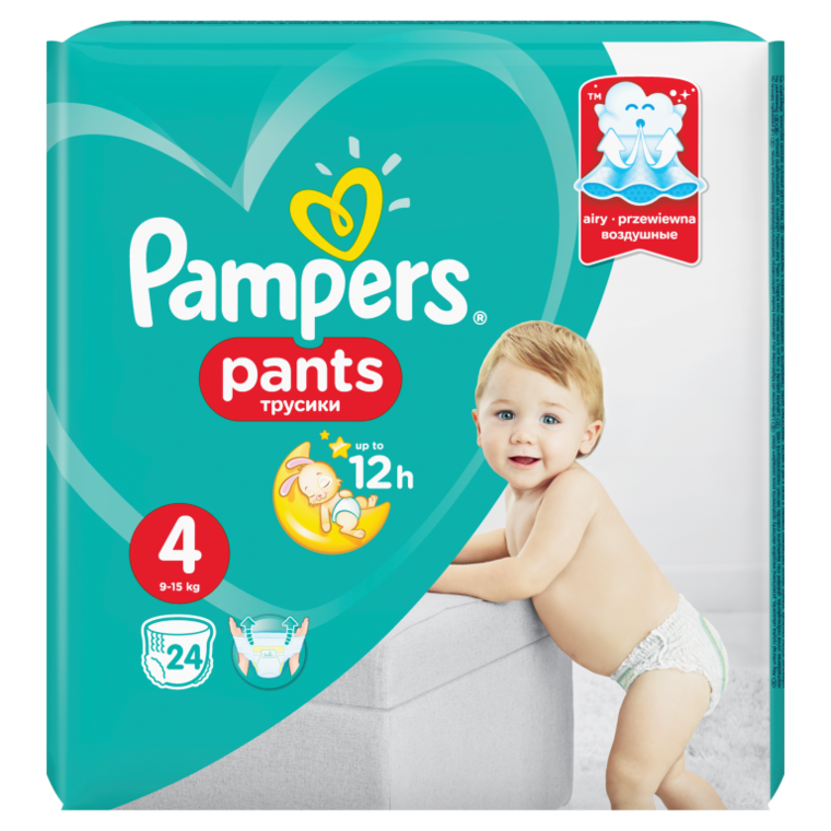 pampers pants 4 24 szt