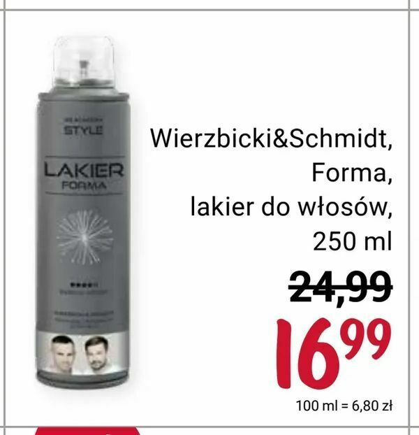 wierzbicki & schmidt lakier do włosów