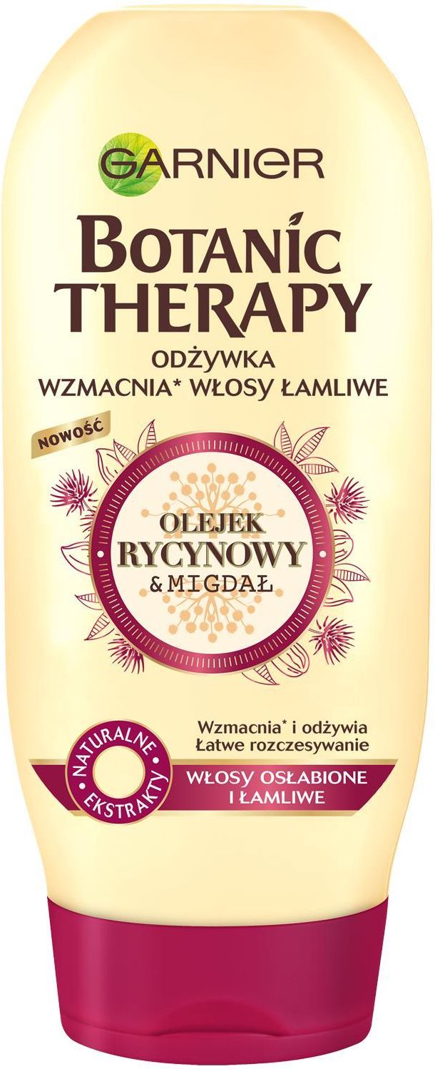 odżywka w sprayu do włosów z olejkiem rycynowym