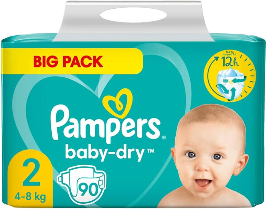 pampers opakowanie kiedys