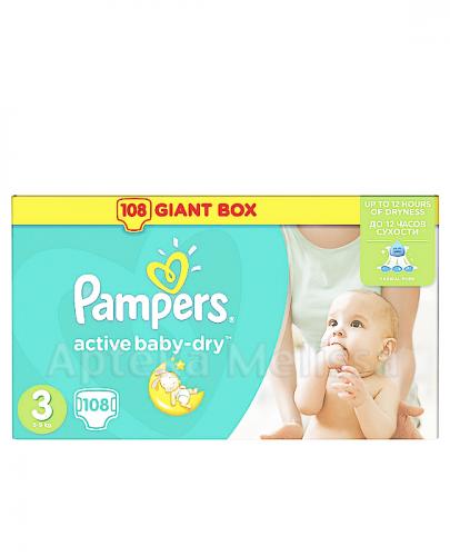 pampers 3 108 sztuk cena