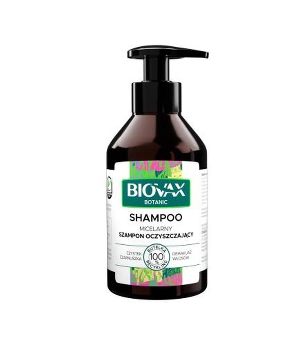 lbiotica biovax botanic micelarny szampon oczyszczający 200ml