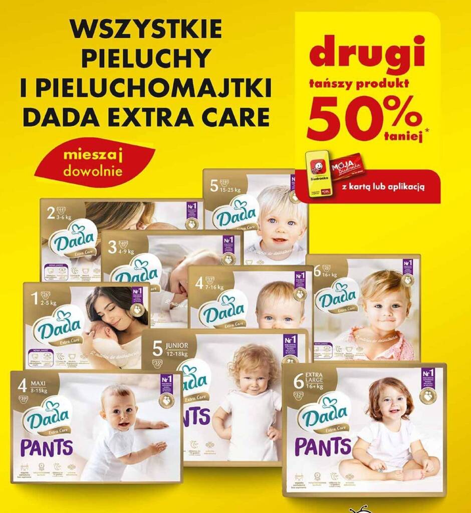 dada pieluchy przyszle promocje