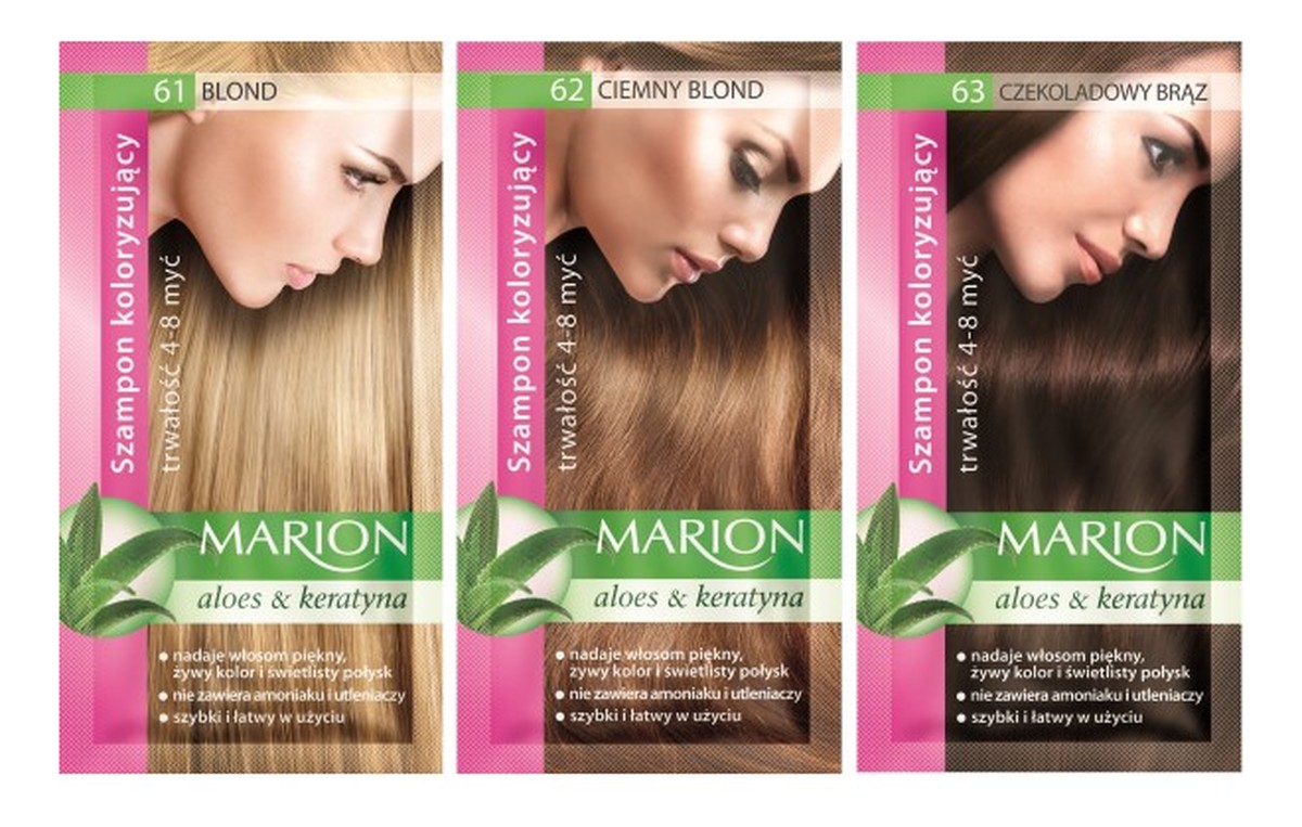 marion szampon koloryzujący blond 61