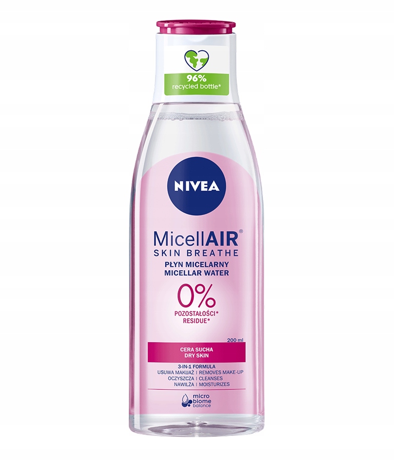 nivea skóra sucha płyn micelarny do mycia twarzy micelair