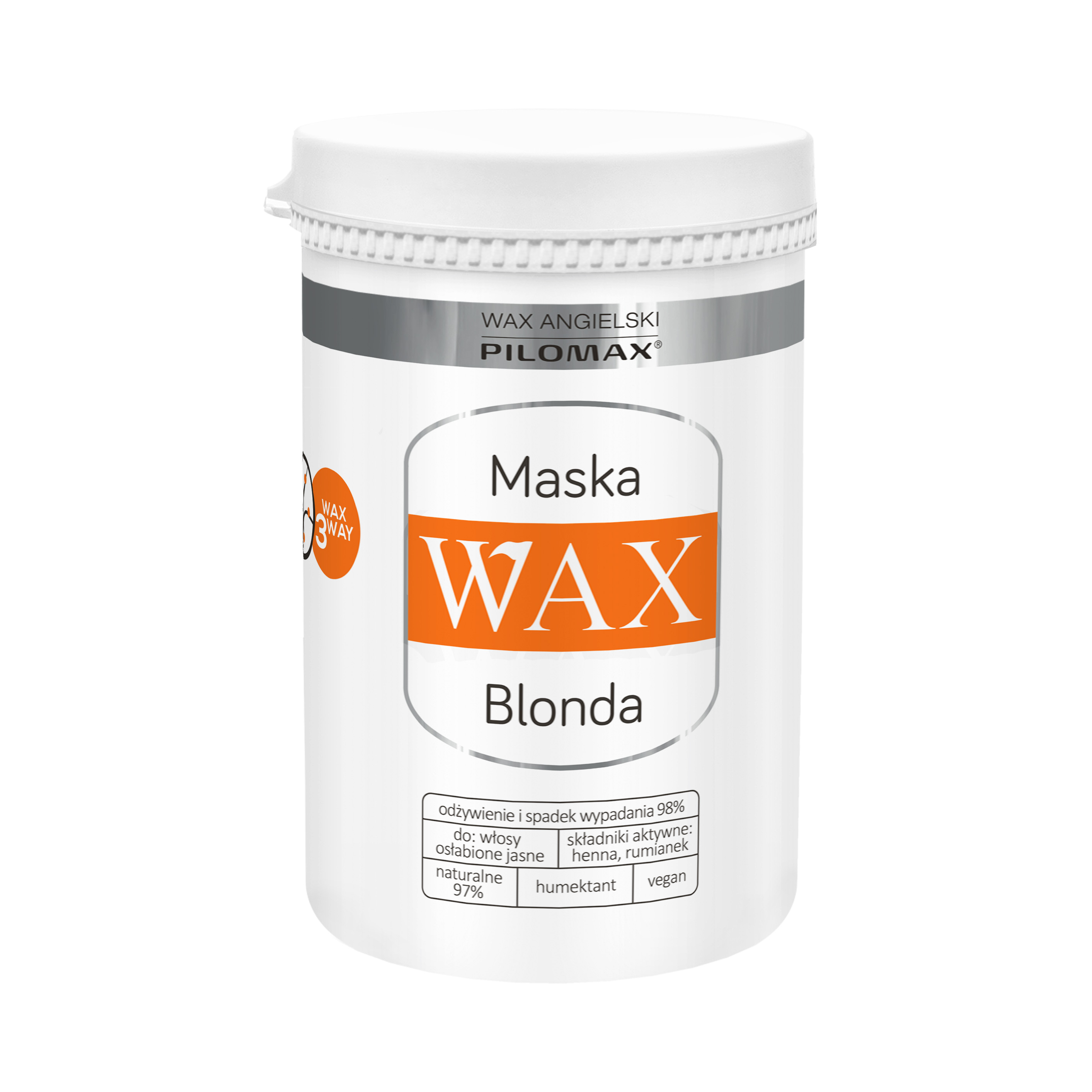 wax odżywka do włosów jasnych 480 ml