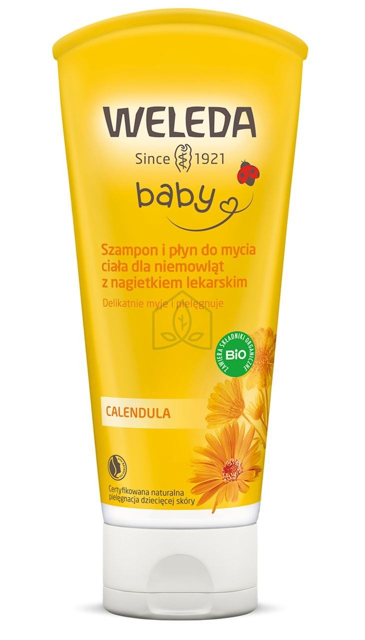 weleda calendula szampon i płyn do mycia dla niemowląt 200ml