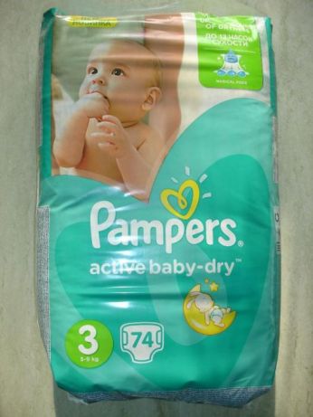 pampers 3 74 sztuki