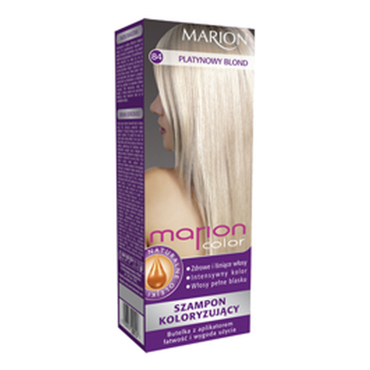marion color szampon koloryzujący 84 platynowy blond