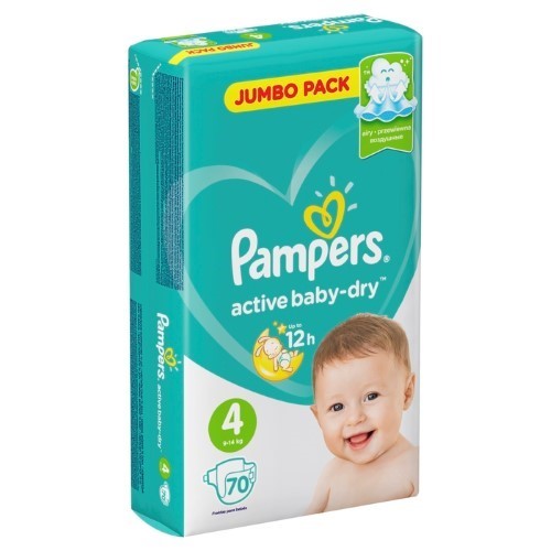 pampers active baby 4 cena