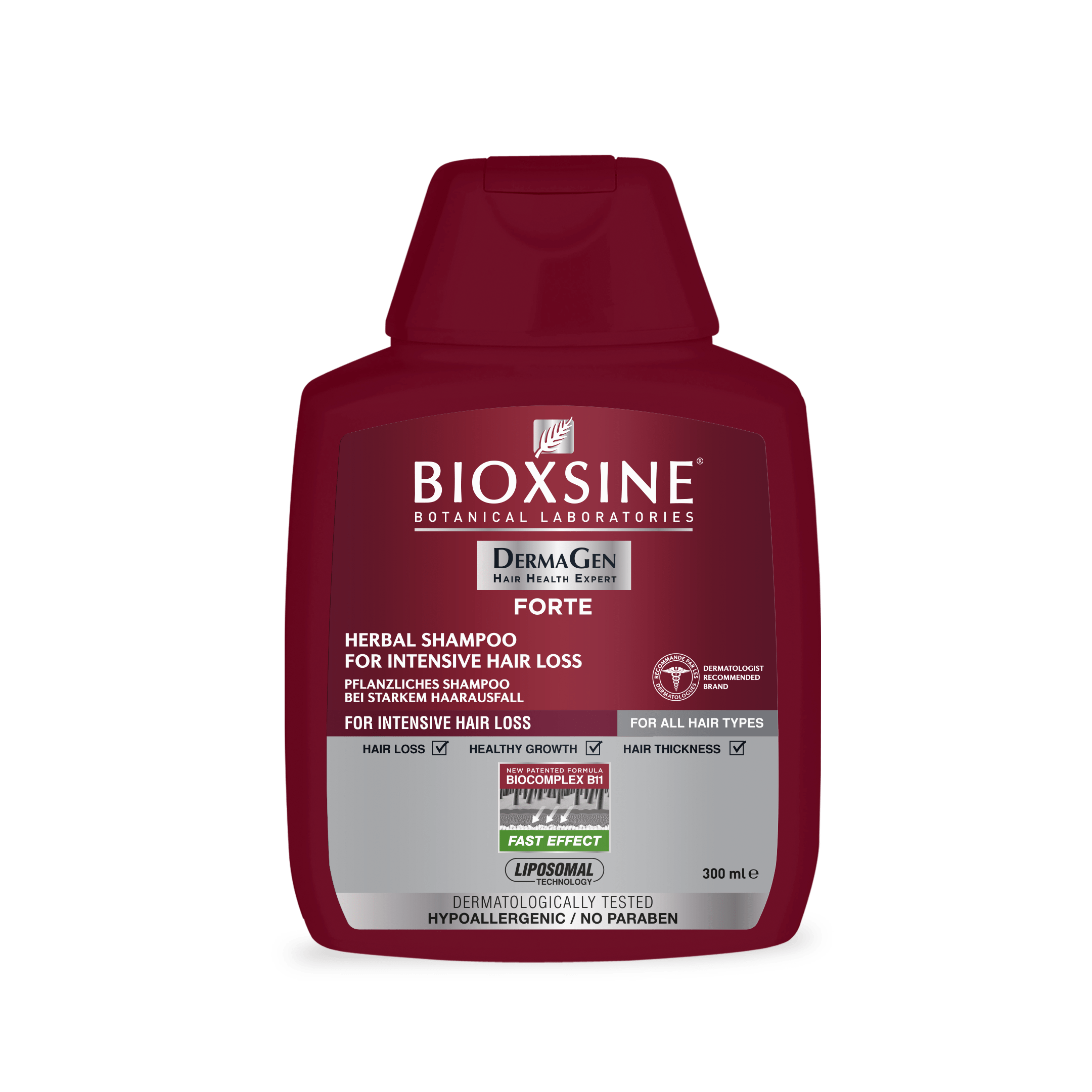 bioxsine szampon przeciw wypadaniu włosów forte herbal