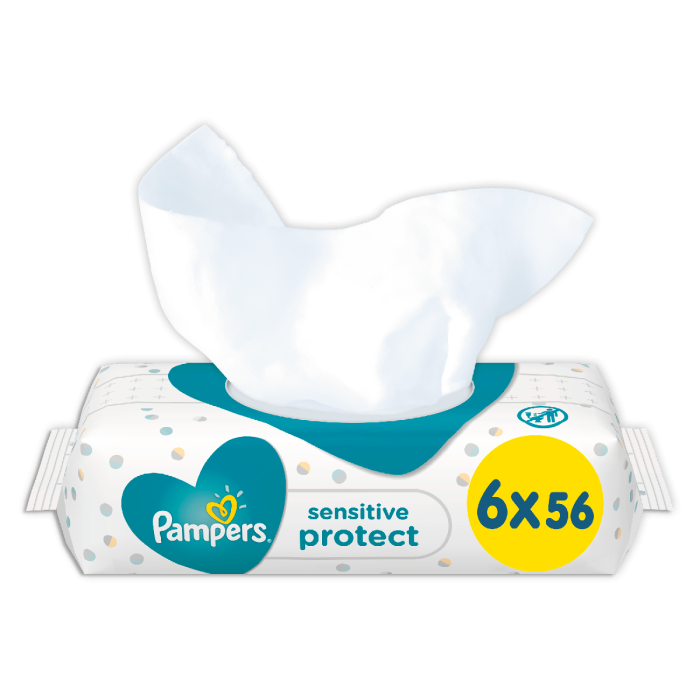 pampers sensitive 6x56