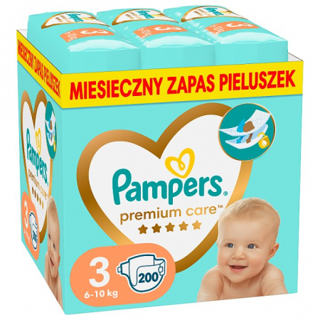 selgros pampers premium care 3 124 sztuki