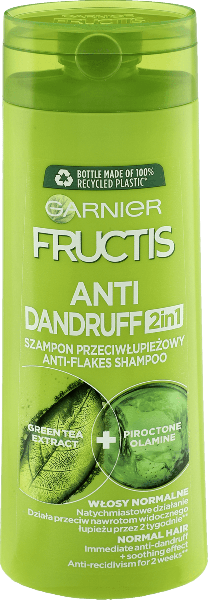 garnier fructis szampon przeciwłupieżowy szampon 2w1 na ł