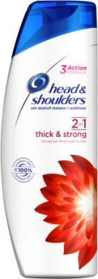 head&shoulders szampon przeciwłupieżowy z odżywką 2w1 gęste i mocne