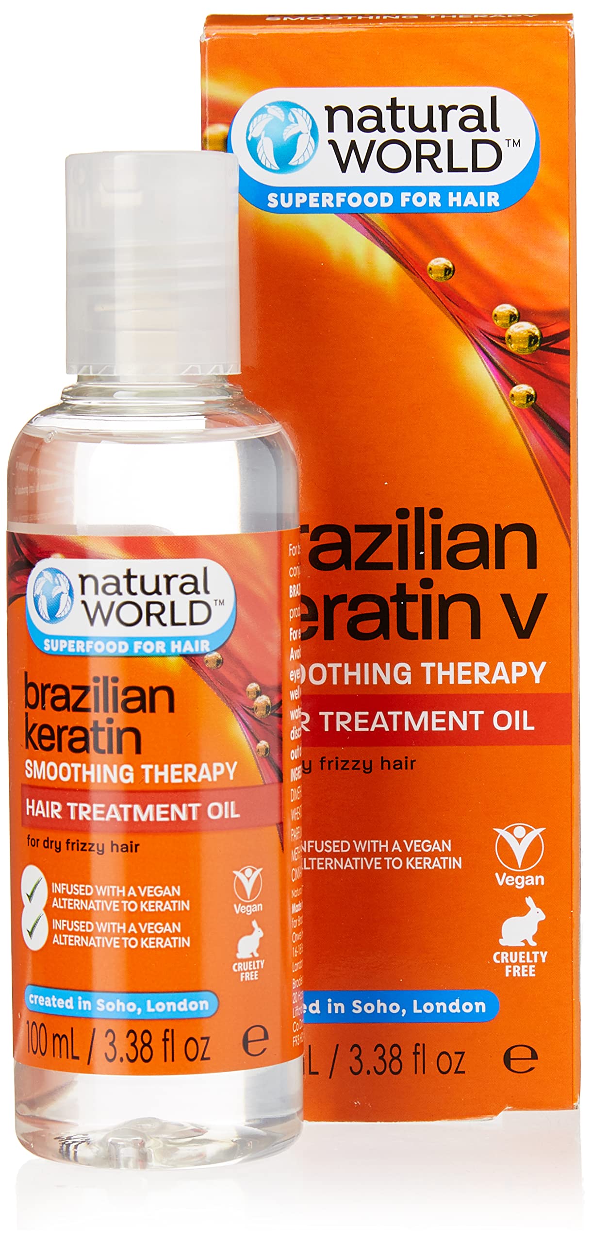 natural world brazilian keratin smoothing therapy odżywka wygładzająca do włosów