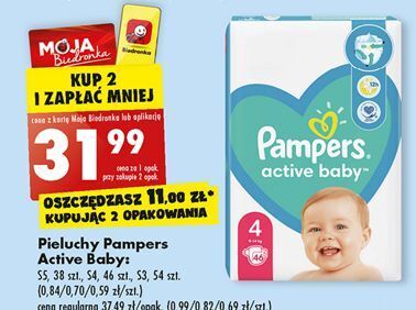 pampers 4 biedronka marzec 2019