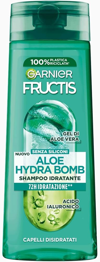 garnier fructis aloe hydra bomb szampon wzmacniający do włosów odwodnionych