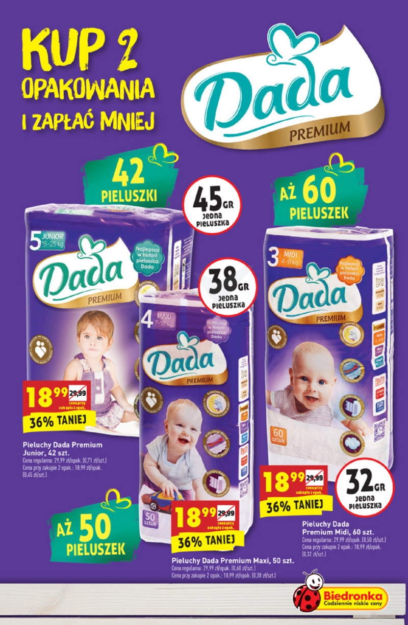 pieluchy dada promocja maj 2017