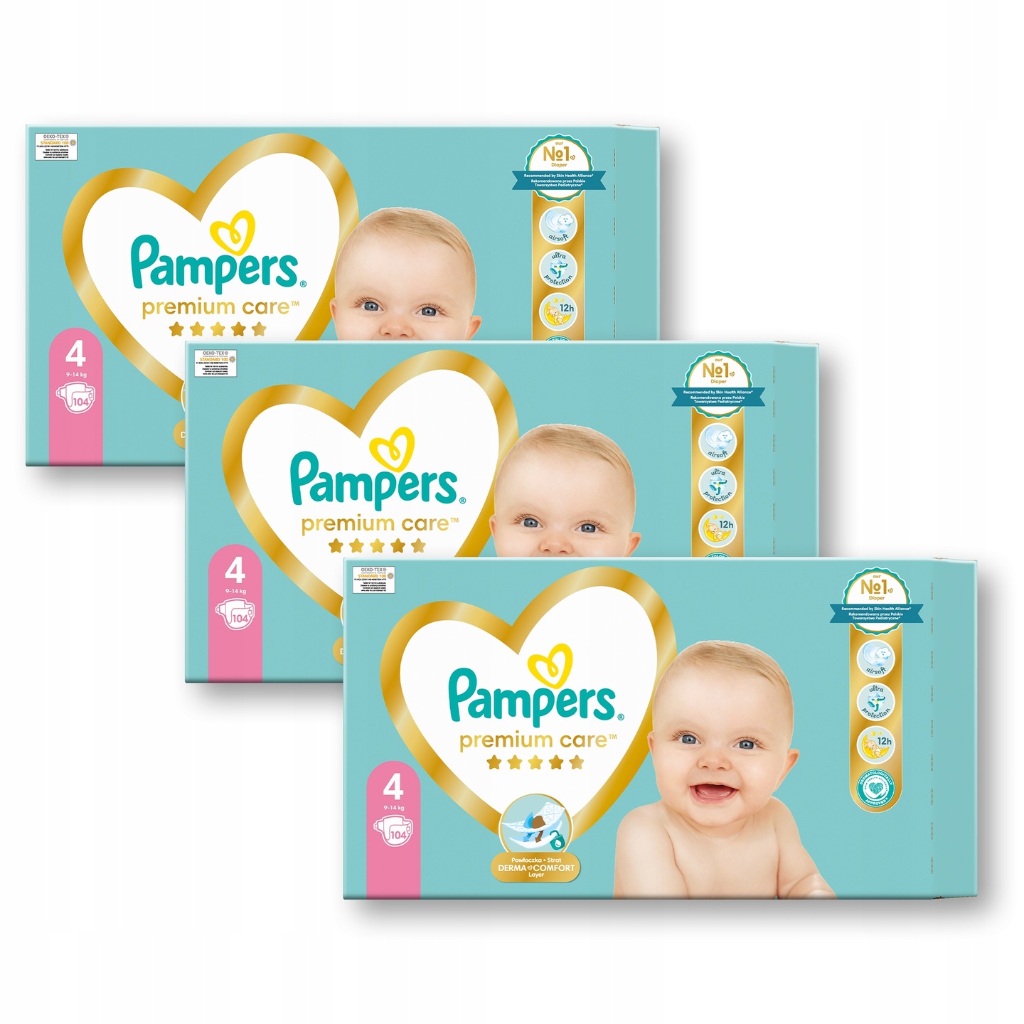 pampers premium care 4 104 sztuki cena