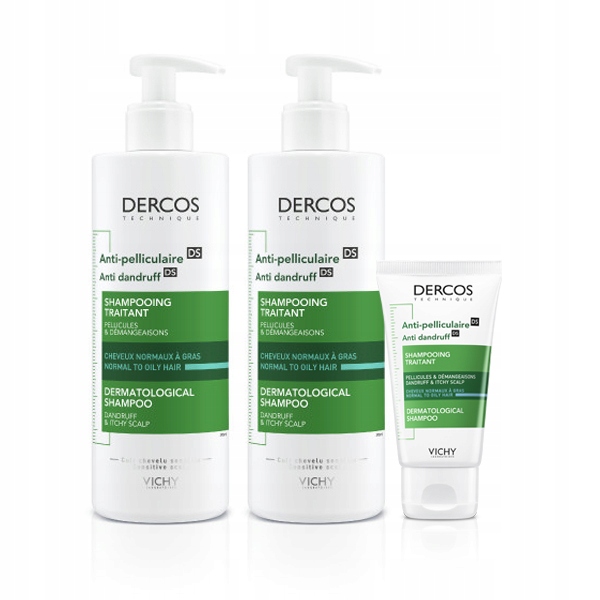 dercos szampon przeciwłupieżowy włosy suche
