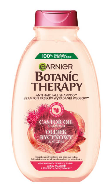 garnier szampon olejek rycynowy i migdał opinie