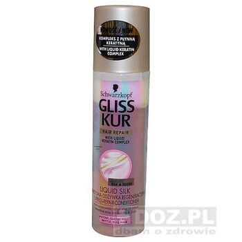 gliss kur liquid silk ekspresowa odżywka regenerująca do włosów skład