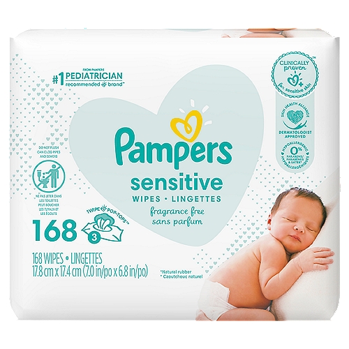 pampers sensitive fragrance free