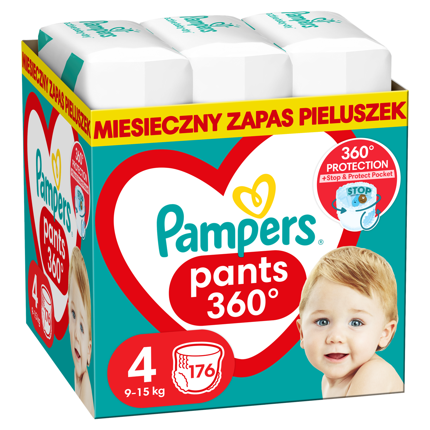 pampers 4+ miesieczny zapas