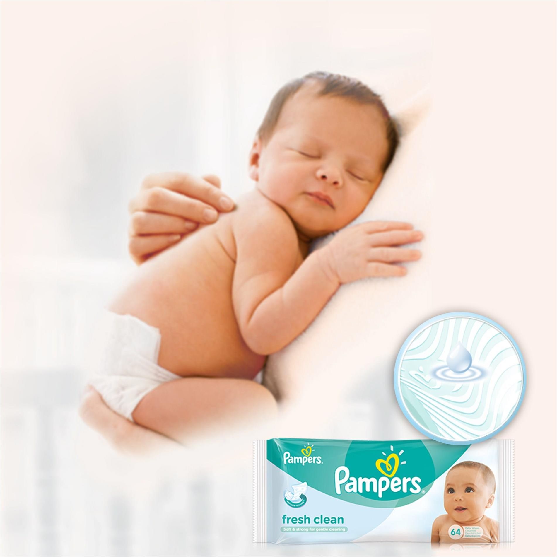 pampers chusteczki mokre 64 szt ceneo