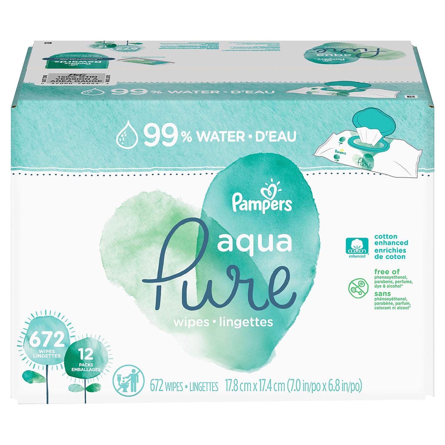 pampers pure aqua