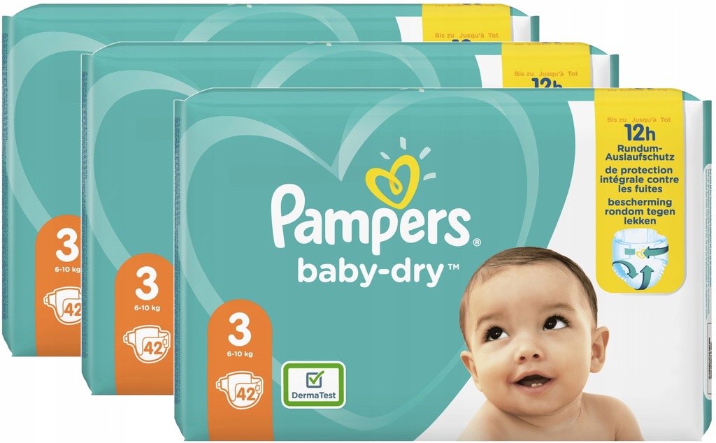 pampers 3 126 szt