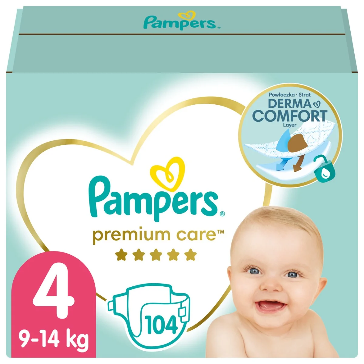 pampers pieluszki premium care rozmiar 4