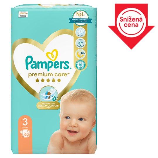 pampers care 3 cena